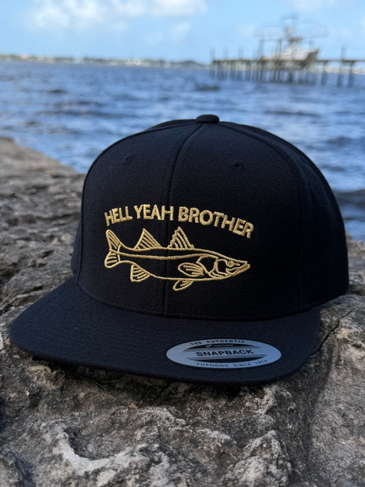 Blk/gold SnapBack
