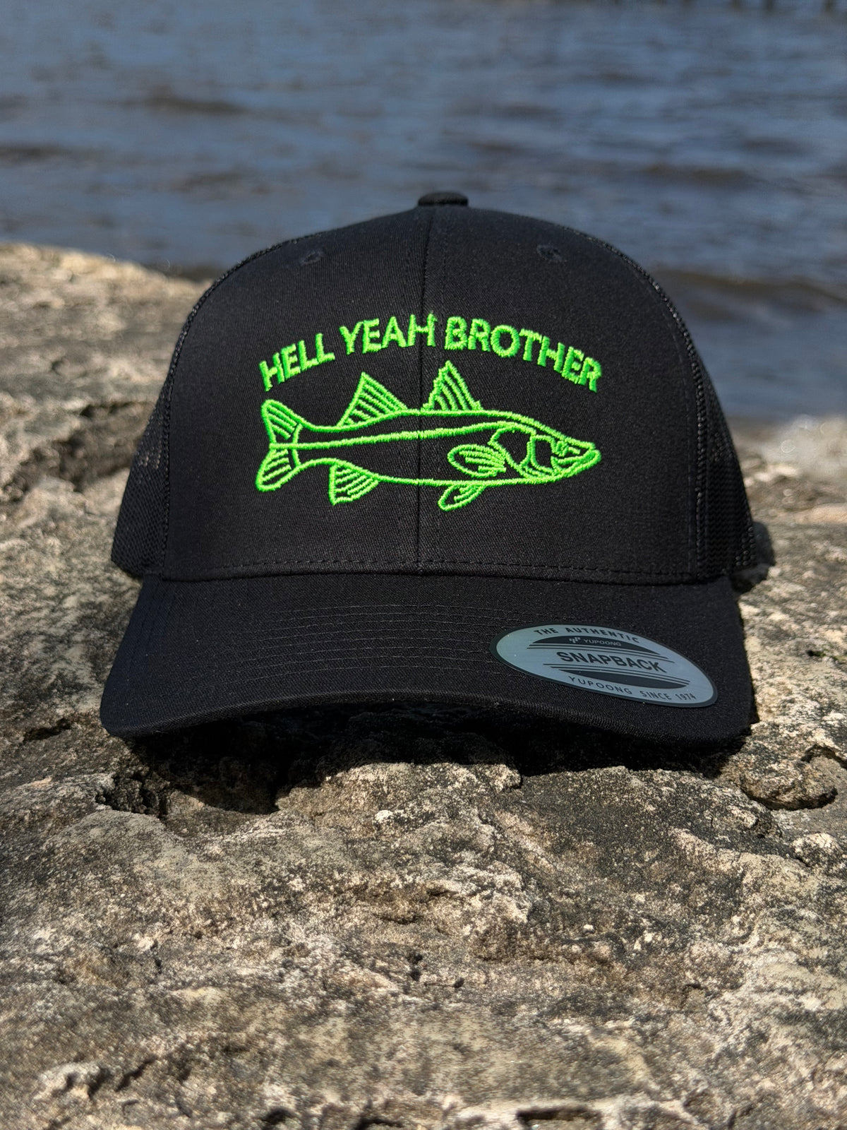 OG trucker chartreuse/black